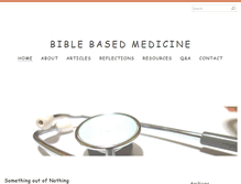 Tablet Screenshot of biblebasedmedicine.com
